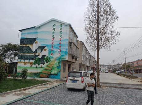 建湖墙绘的制作流程