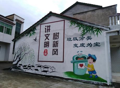 建湖墙绘是现在流行的墙体广告