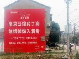 建湖墙体广告在乡镇、农村市场的媒体优势