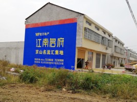 建湖农村墙体广告在不同形式上面展现的不同特色